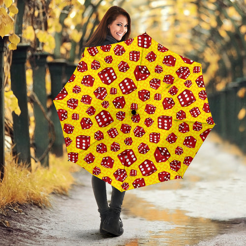 Dice Pattern Print Design 04 Umbrella