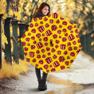 Dice Pattern Print Design 04 Umbrella