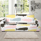 Whale Dot Pattern Sofa Slipcover