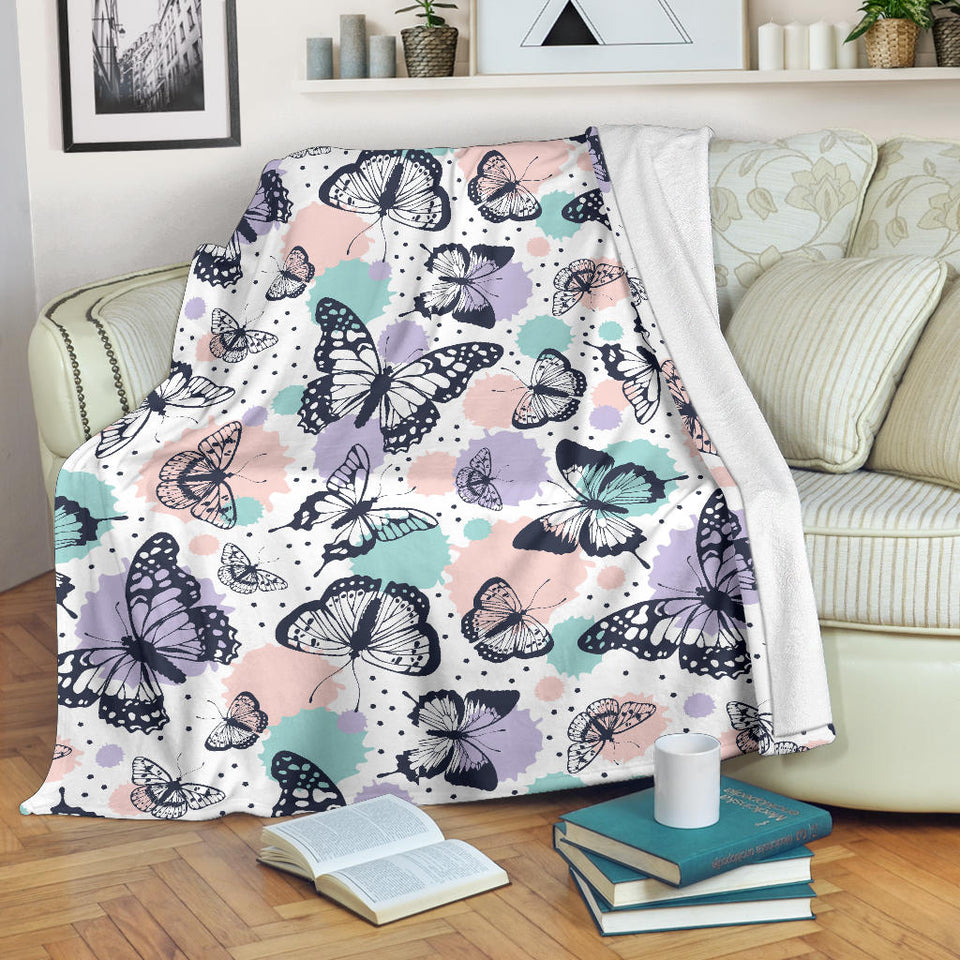 Butterfly Pattern Premium Blanket
