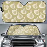 Garlic Design Pattern Car Sun Shade