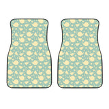 Tea pots Pattern Print Design 02 Front Car Mats