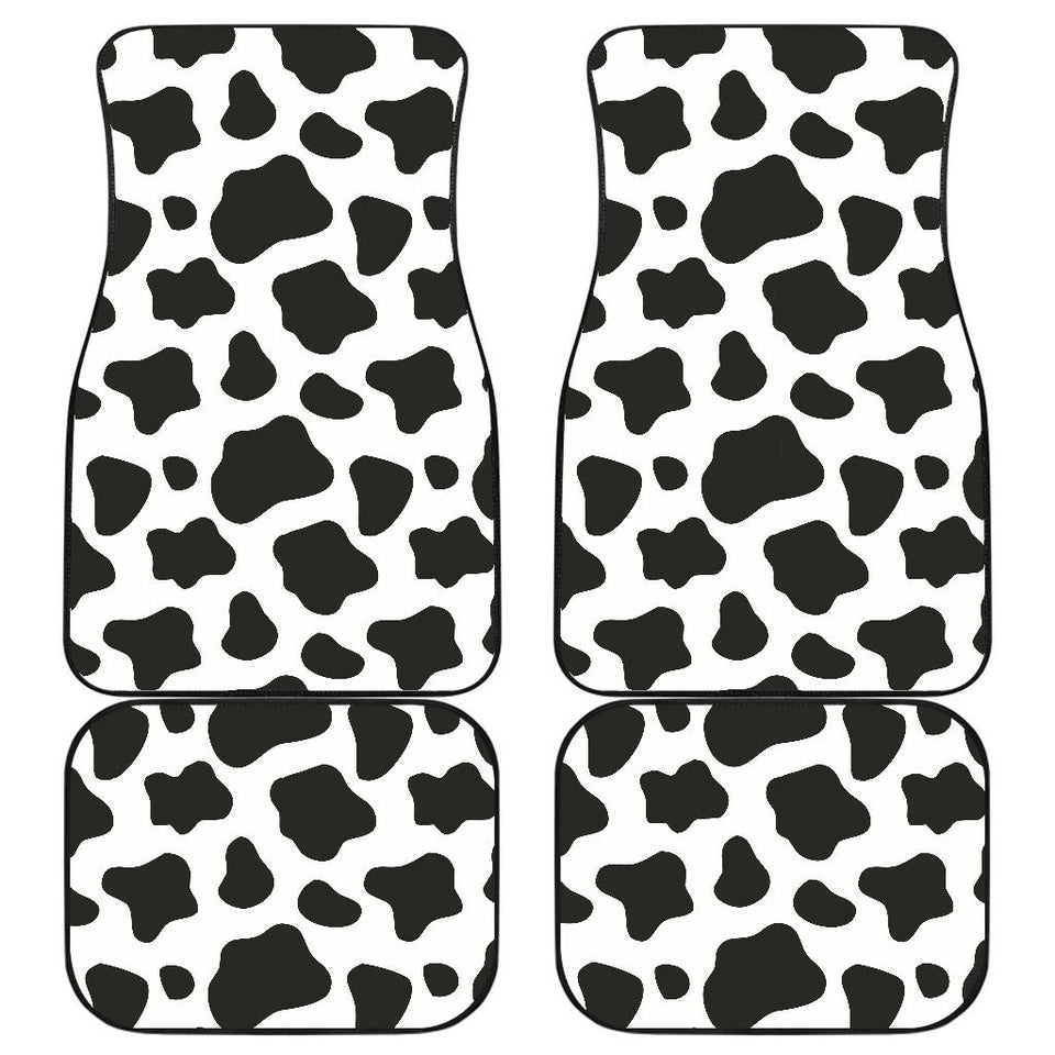 Cow Skin Pattern Front And Back Car Mats