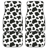 Cow Skin Pattern Front And Back Car Mats