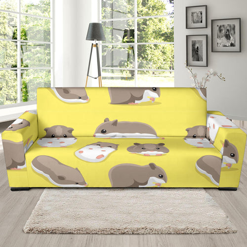 Cute Hamster Pattern Sofa Slipcover