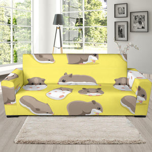 Cute Hamster Pattern Sofa Slipcover