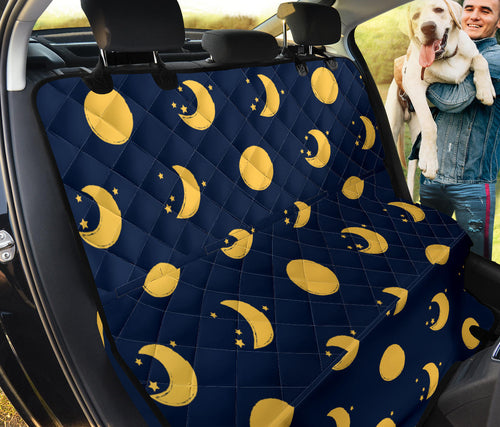 Moon Star Pattern Dog Car Seat Covers