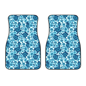 Hibiscus Pattern Print Design 03 Front Car Mats