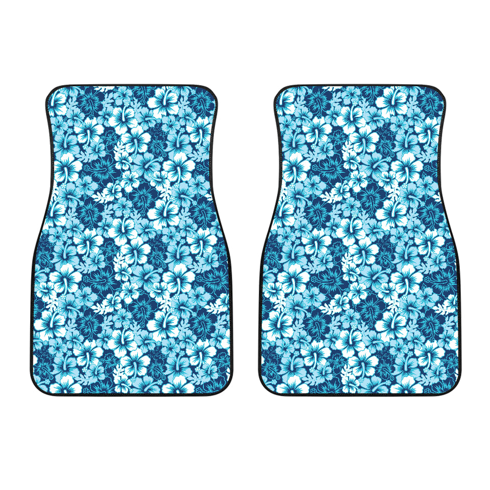 Hibiscus Pattern Print Design 03 Front Car Mats