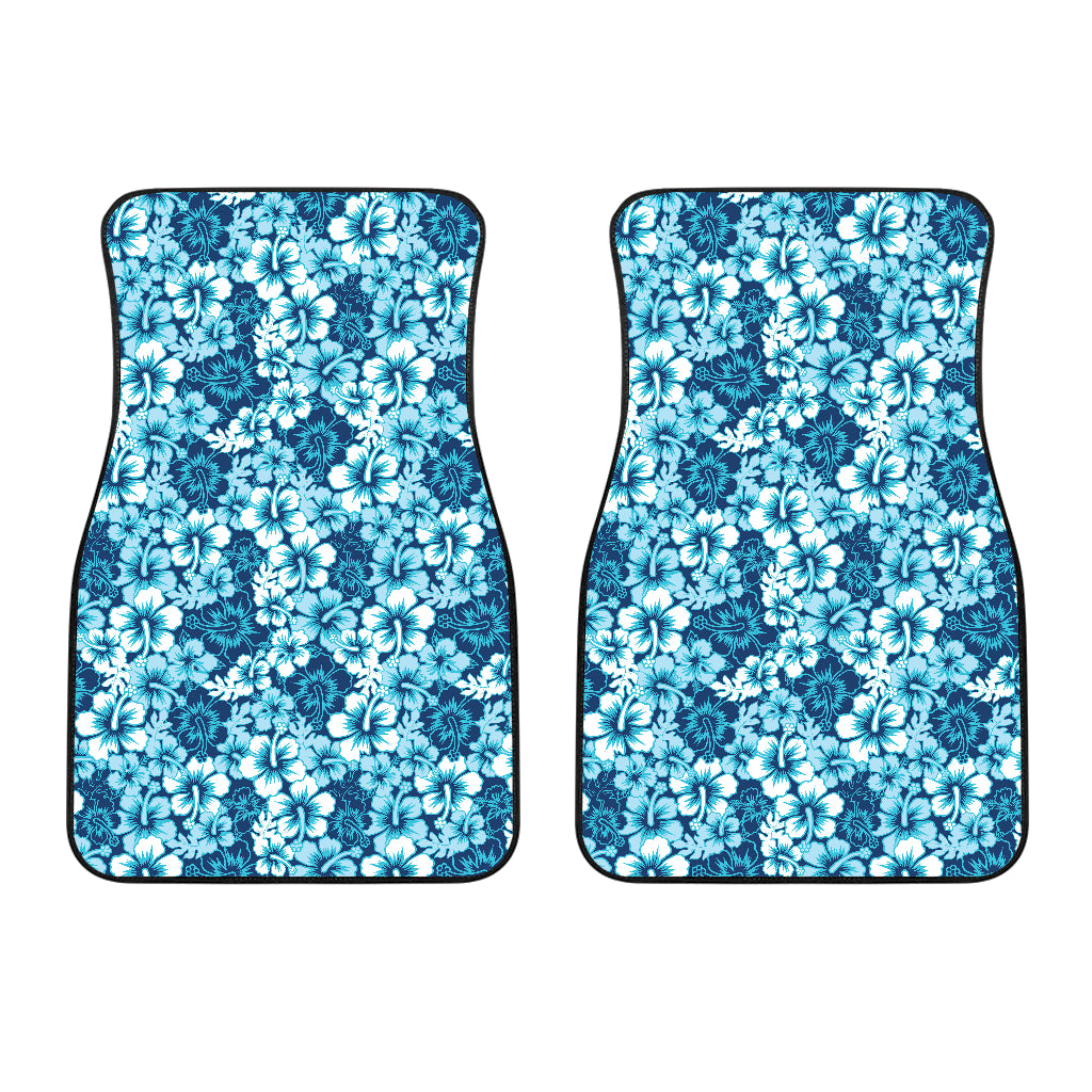 Hibiscus Pattern Print Design 03 Front Car Mats