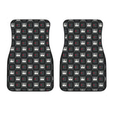 Piano Pattern Print Design 05 Front Car Mats
