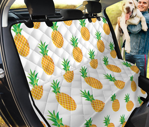 Pineapples Pattern Dog Car Seat Covers