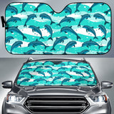 Dolphin Sea Pattern Car Sun Shade