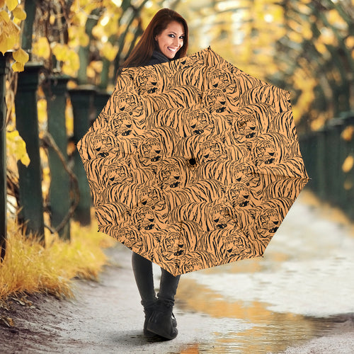 Bengal Tigers Pattern Umbrella