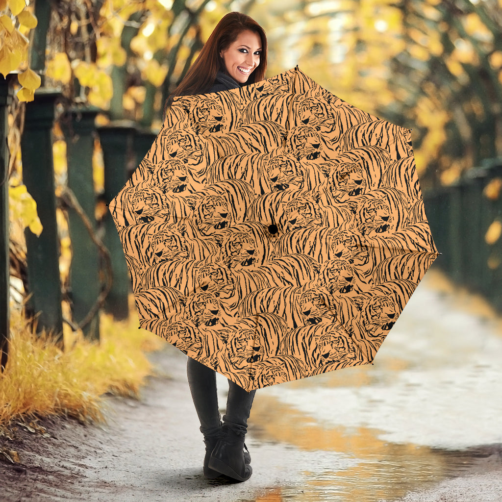 Bengal Tigers Pattern Umbrella