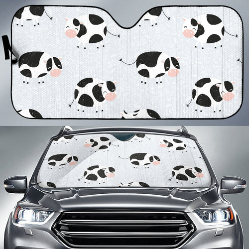 Cute Cows Pattern Car Sun Shade