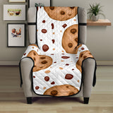 chocolate chip cookie pattern Chair Cover Protector