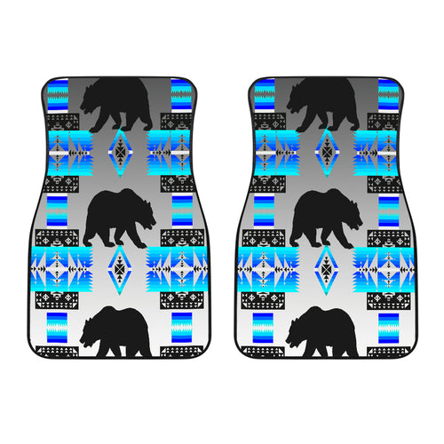 Real Bear Midnight Lake Front Car Mats (Set Of 2)