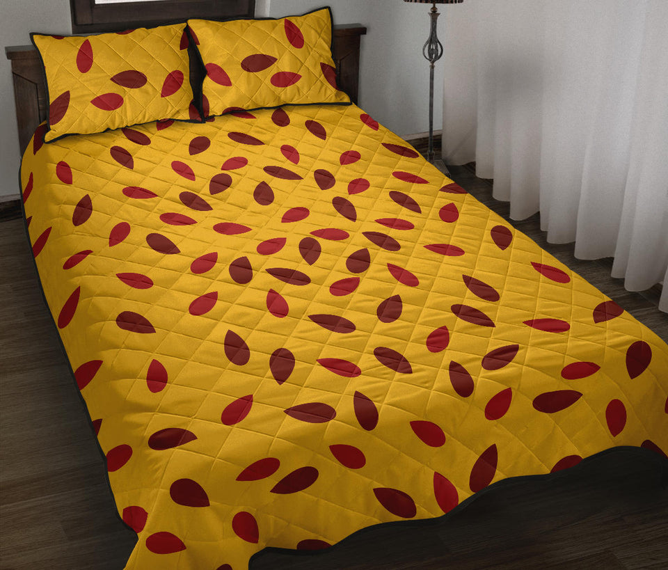 Passion fruit texture Quilt Bed Set
