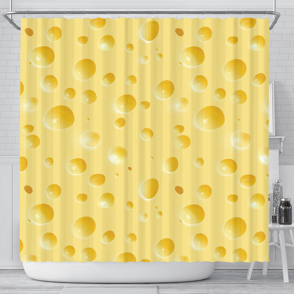 Cheese Texture Shower Curtain Fulfilled In US
