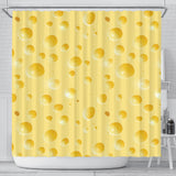 Cheese Texture Shower Curtain Fulfilled In US