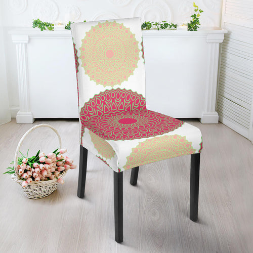 Circle Indian Pattern Dining Chair Slipcover