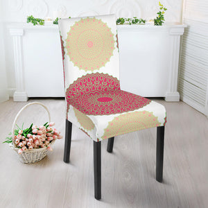 Circle Indian Pattern Dining Chair Slipcover