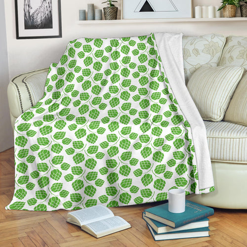Hop Pattern Background Premium Blanket