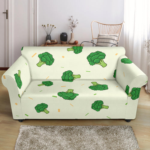 Broccoli Pattern Loveseat Couch Slipcover