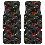 Eagle Pattern Print Design 04 Front and Back Car Mats