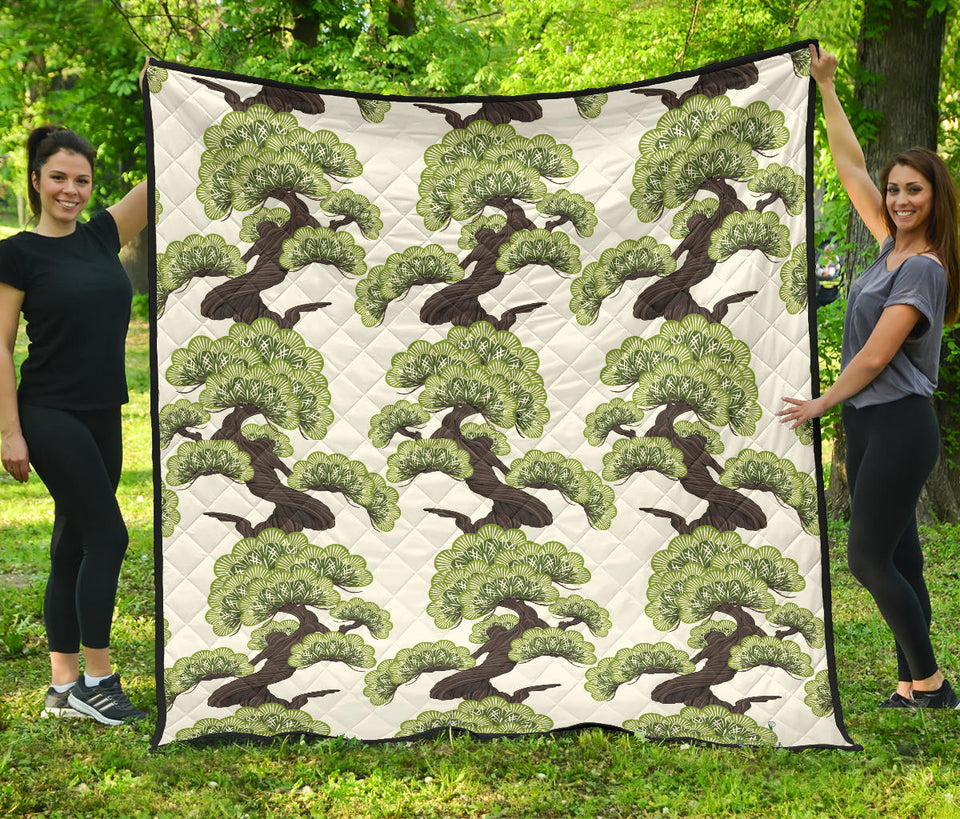 Bonsai Pattern Premium Quilt