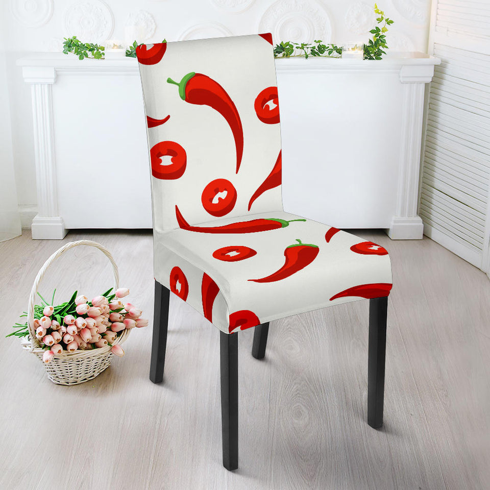 Chili Pattern Dining Chair Slipcover
