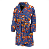 Clown Fish Pattern Print Design 04 Men's Bathrobe