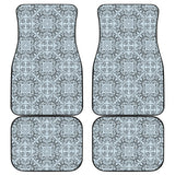 Traditional Indian Element Pattern Front And Back Car Mats
