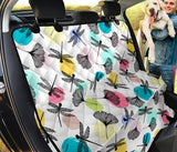 Dragonflies Ginkgo Leaves Pattern Dog Car Seat Covers