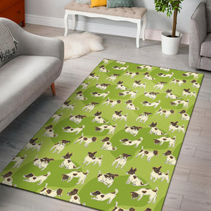 Jack Russel Pattern Print Design 01 Area Rug