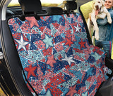 Hand Drawn Colorful Starfish Dog Car Seat Covers