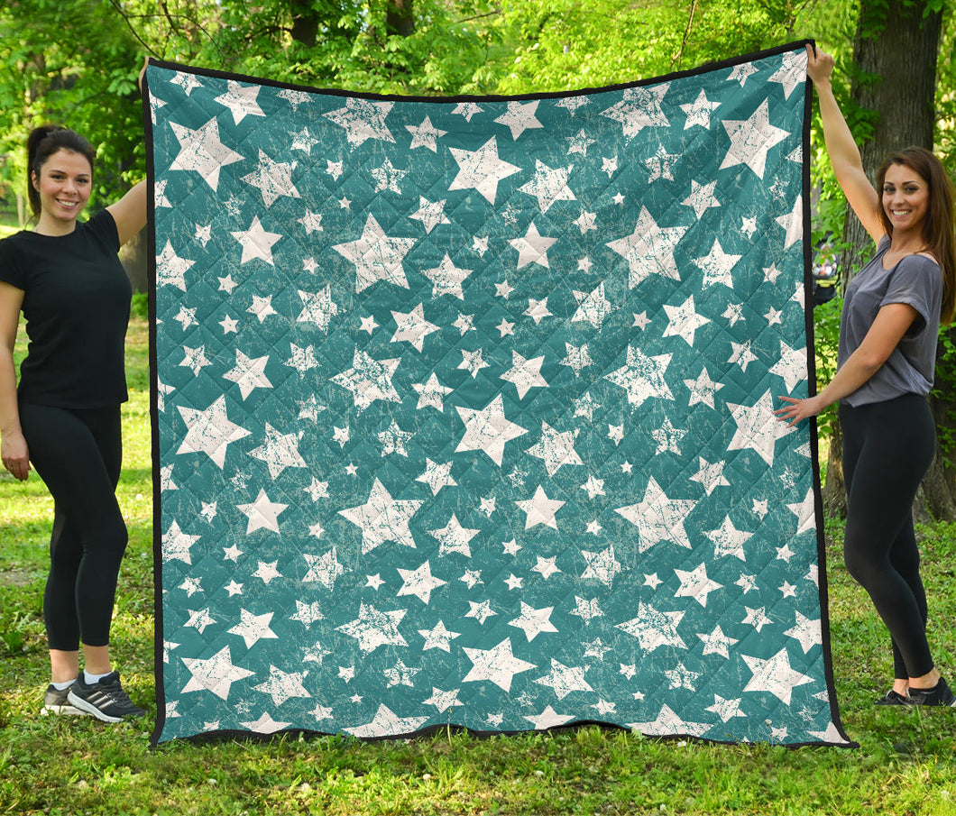 Vintage Star Pattern Premium Quilt
