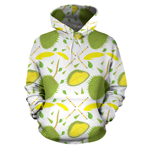 Durian Pattern Background Men Women Pullover Hoodie
