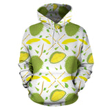 Durian Pattern Background Men Women Pullover Hoodie
