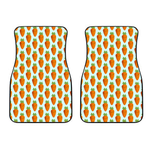 Carrot Pattern Print Design 03 Front Car Mats