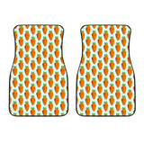 Carrot Pattern Print Design 03 Front Car Mats