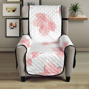 Pink sakura cherry blossom pattern Chair Cover Protector