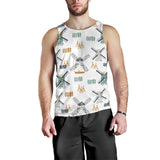 windmill pattern Men Tank Top