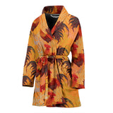 Red Rooster Chicken Cock Pattern Women'S Bathrobe