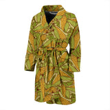 Corn Pattern Print Design 01 Men's Bathrobe