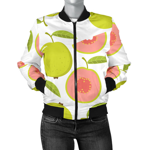 Guava Pattern Women'S Bomber Jacket