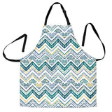Zigzag  Chevron Paint Design Pattern Adjustable Apron