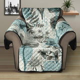 Dragonfly Butterfly Plants insect flower vintage style pattern Recliner Cover Protector