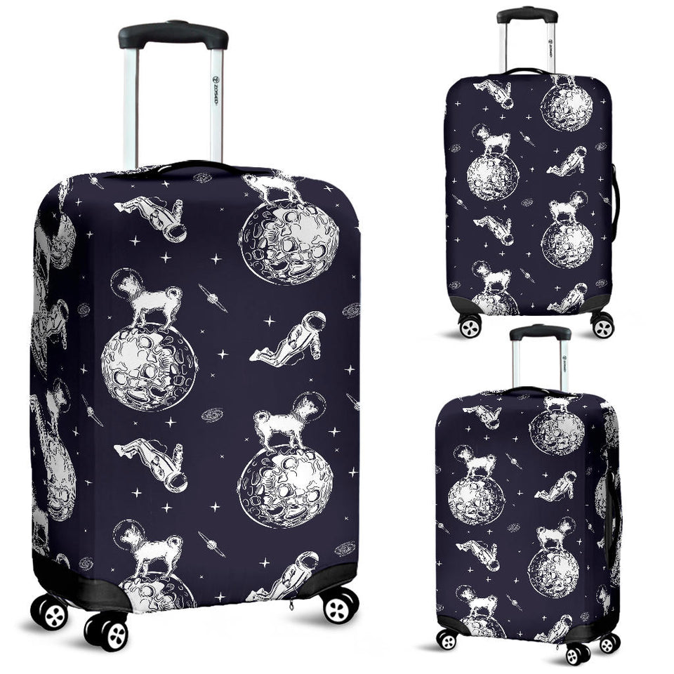 Chihuahua Space Helmet Astronaut Pattern Luggage Covers